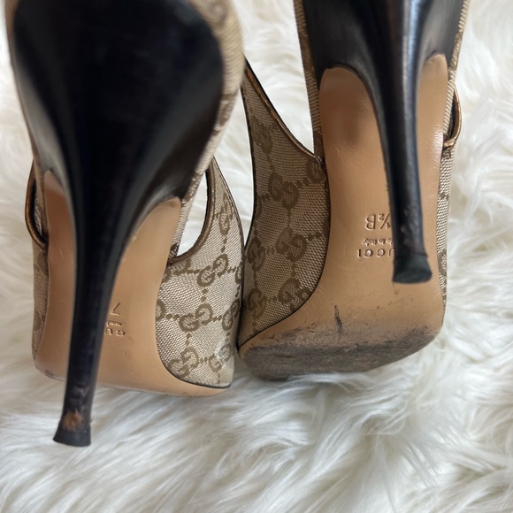 Gucci Signature Heels GG brown - Picture 11 of 11